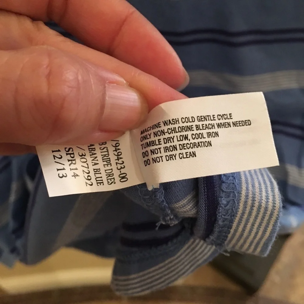 NWT~GAPKIDS Blue Stripe Dress Size XXL (14-16)